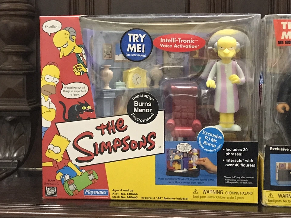 PLAYMATES SIMPSONS PLAYSET 3 Pcs - Immagine 2 di 4