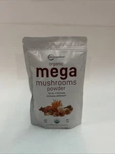 Organic Mega Mushrooms Powder, 10 oz (284 g) Exp 01/2026