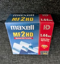 Maxell MF2HD 1.44MB Double Sided High Density Micro Floppy Disk - Pack Of 10