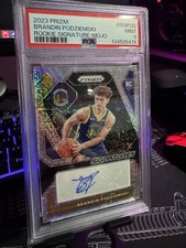Panini Prizm Basketball Brandin Podziemski Rookie Mojo Signature 23/25 PSA 9 Lot