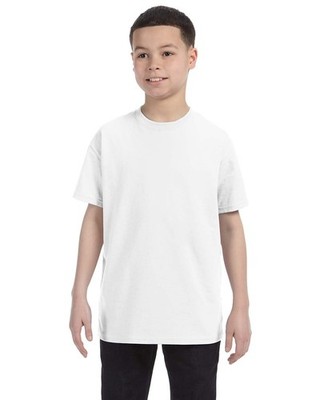 2 Pack Of Gildan G500B Youth Solid Heavy Cotton Tee Plain Blank Casual T-Shirt