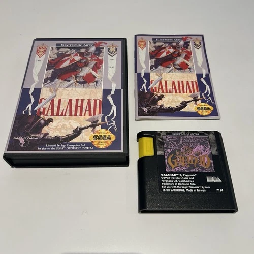 Galahad (Sega Genesis, 1992) CIB Complete Tested
