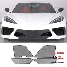 Front Intake Grill Guards Mesh Fit for Chevrolet Corvette C8 2020-2026,
