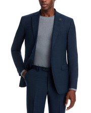 John Varvatos Star Usa Plaid Slim Fit Suit Jacket MSRP 648