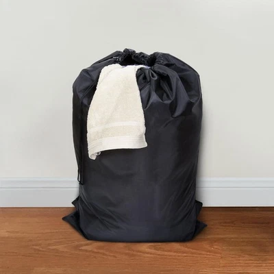 Sac à Linge Sac à Dos Porte-vêtements Sac avec Sangle Panier à Vêtements - Photo 1/4