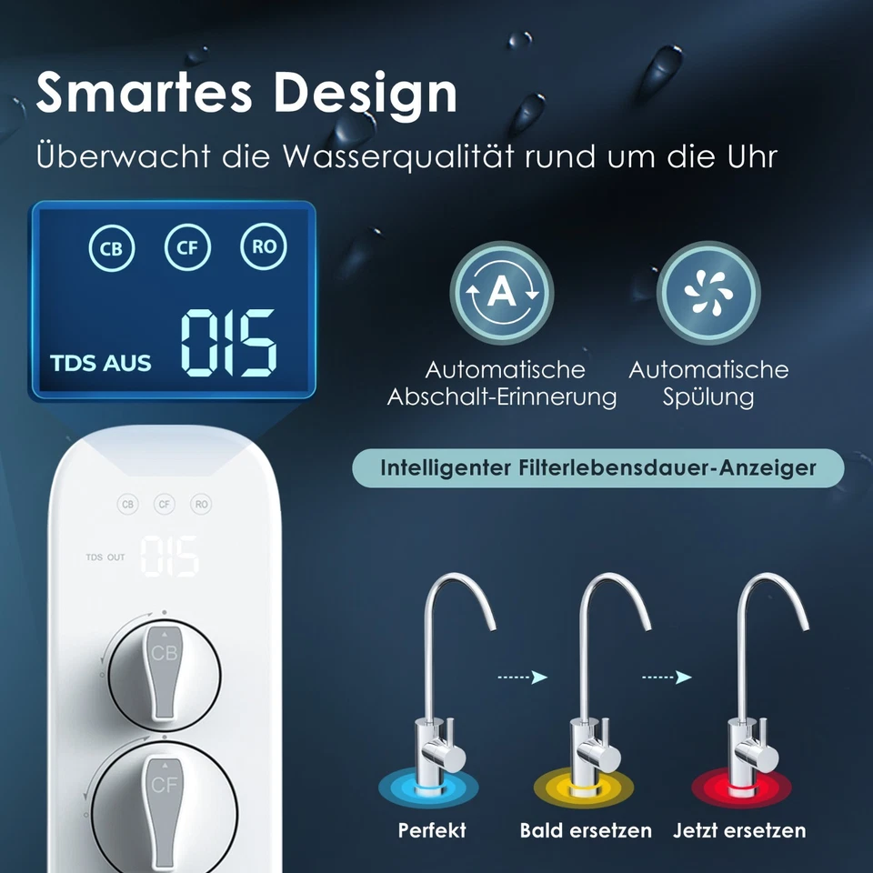 Waterdrop Aufpo  G3 Umkehrosmoseanlage, 400 GPD,  Entkalkungsanlage RO - Bild 4 von 4