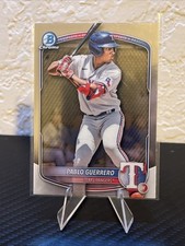 2025 Bowman Prospect Chrome Pablo Guerrero Texas Rangers #BCP-144 4 Card Lot