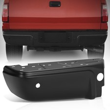 08-16 Ford F250 F350 F450 Rear Driver Bumper End Park Assist Hole Black Primer