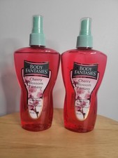 2 Pack Body Fantasies Cherry Blossom Fantasy Fragrance Body Spray 8oz