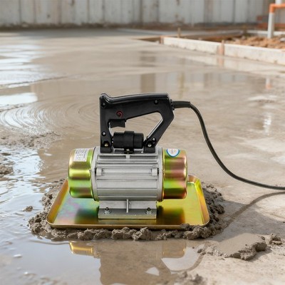 Hand-held Flat Plate Vibrator Electric Troweling Concrete Vibrating Machine