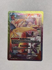 CHARIZARD V Rainbow Foil Fan Art Display Card, HP 170 M/NM