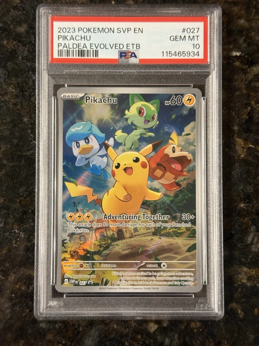 Pikachu Pokémon TCG Professional Sports Authenticator (PSA) Grade