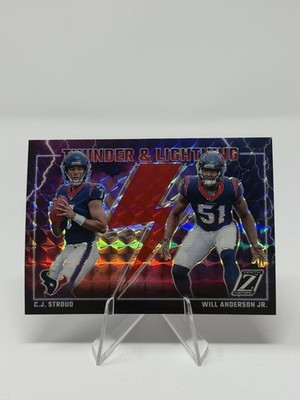 2023 Zenith #10 C.J. Stroud / Will Anderson Jr. Thunder and Lightning Red Texans
