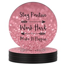 Cute Absorbent Rubber Coaster Set