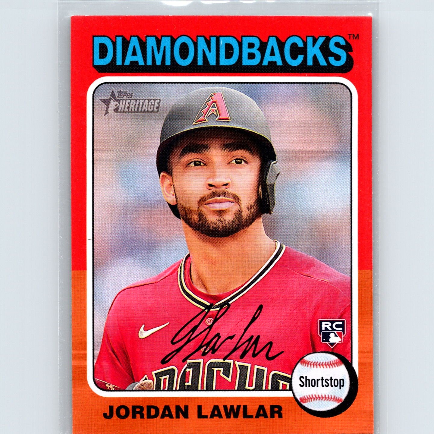 2024 Topps Heritage Jordan Lawlar Rookie #429 Arizona Diamondbacks