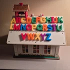 VINTAGE Little People 1971 Fisher-Price Play Family School Set