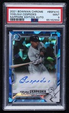 2021 Bowman Sapphire Edition Chrome Prospects Yoelqui Cespedes PSA 9 Auto 05ns