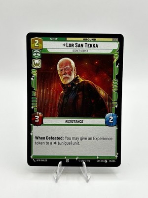 Lor San Tekka - 95/264 - Legends of the Force - Star Wars Unlimited