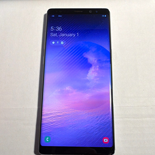 Samsung Galaxy Note8 Gray , Verizon ,Android Cracked corner