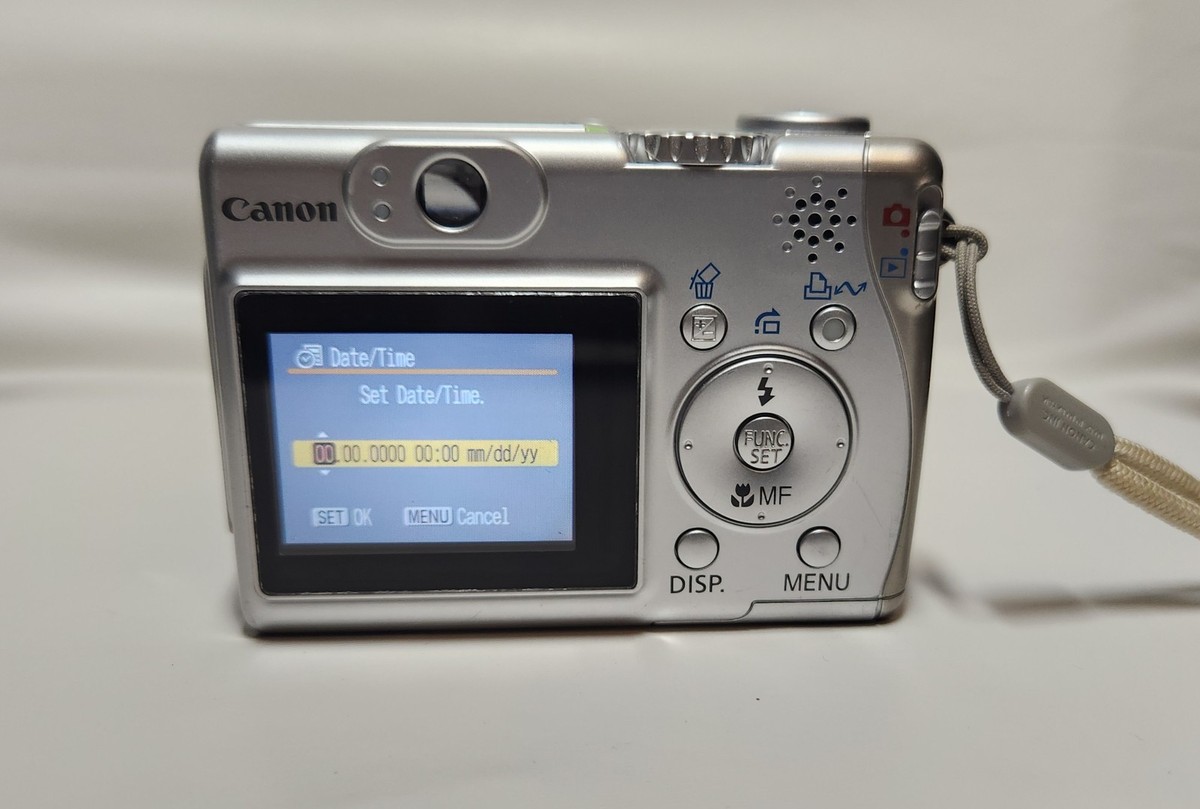 Canon PowerShot A530 5.0MP Digital Camera Silver 4x Optical Zoom