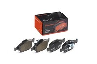 Bremsbelagsatz Scheibenbremse Xtra Line Brembo P 24 055X FüR Ford Mazda Fiesta 5