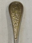 1870s John Wendt Bird Tiffany Audubon sterling silver 7” lunch fork aesthetic
