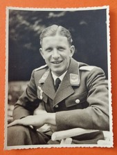 A# Photo WW2 Portrait Luftwaffe Lieutenant Nice Photo