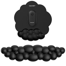 TECKNET Cloud Mouse Pad with Wrist Rest, Ergonomic Cloud Wrist Rest with Non-...