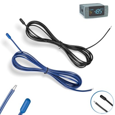 Temperature Probe Sensors Kit Fit for Dixell, Carel & Eliwell, for Refrigerators