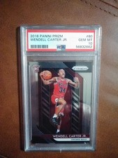 2018-19 Panini Prizm Wendell Carter Jr #80 Rookie RC PSA 10 GEM MINT