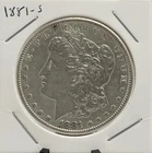 1881-S Morgan Silver Dollar $1 San Francisco XF/AU Stunning Lustre Near Uncircul
