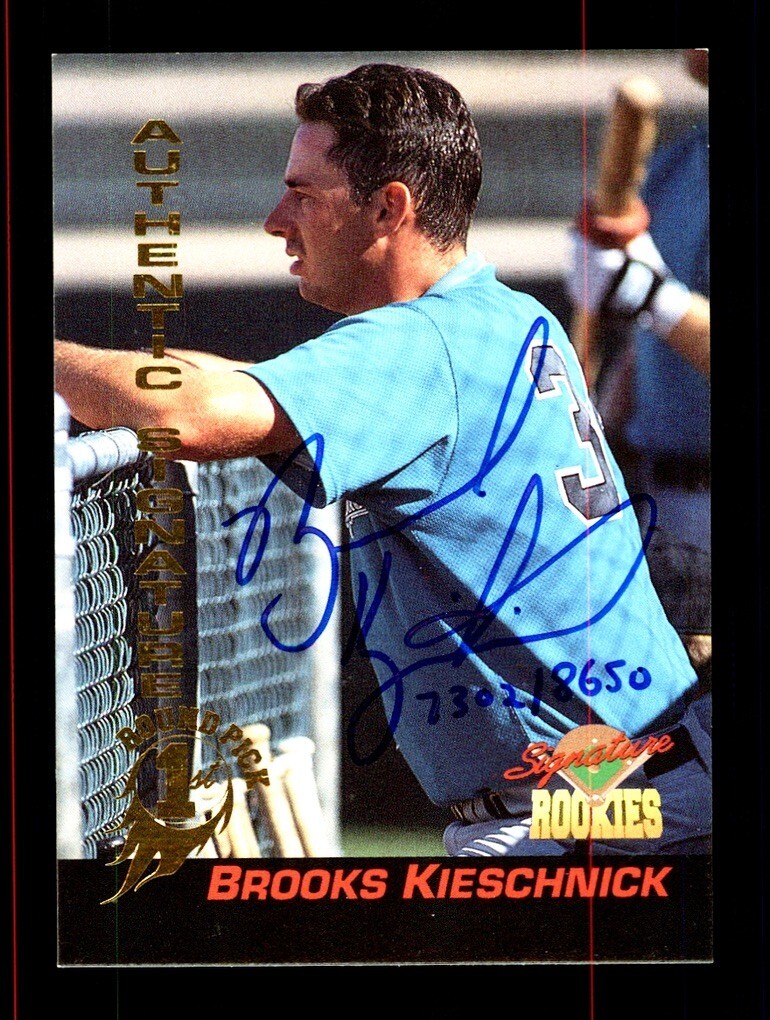 1994 SIGNATURE ROOKIES 32 BROOKS KIESCHNICK ROOKIE RC AUTO /8650 eBay
