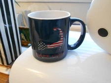 CAPE COD LARGE FLAG/MAP MUG BY CUFFY'S-EXCELLENT-4" HIGH