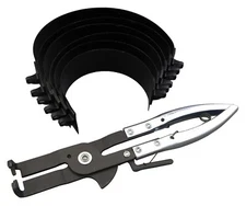 Cal Van Piston Ring Compressor Set w Interchangeable Bands 2-7/8 to 4-3/8in.