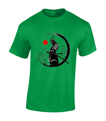 Painted Samurai Cool Japanese Yoga Anime Cartoon Unisex T-Shirt | eBay