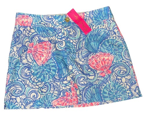 Mini-jupe Lilly Pulitzer - Imprimé Tiger Green/pink - Taille 4 - Occasion Très Bon état