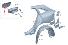 Volet de prise de charge MERCEDES-BENZ EQC A2937570000