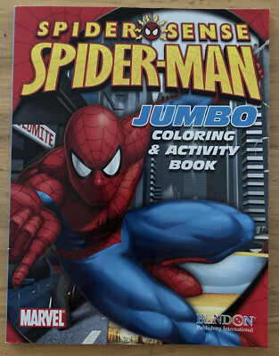 Spider ￼Sense￼ Spider-Man Jumbo Coloring & Activity Book