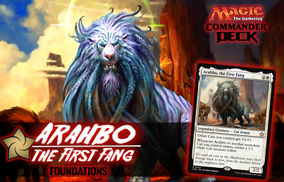mtg arahbo commander deck Arahbo, the First Fang MTG EDH Commander Deck | Mono White Cats!