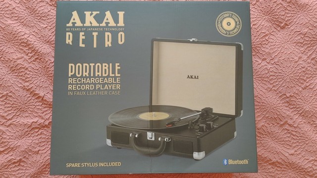 rechargeable record player