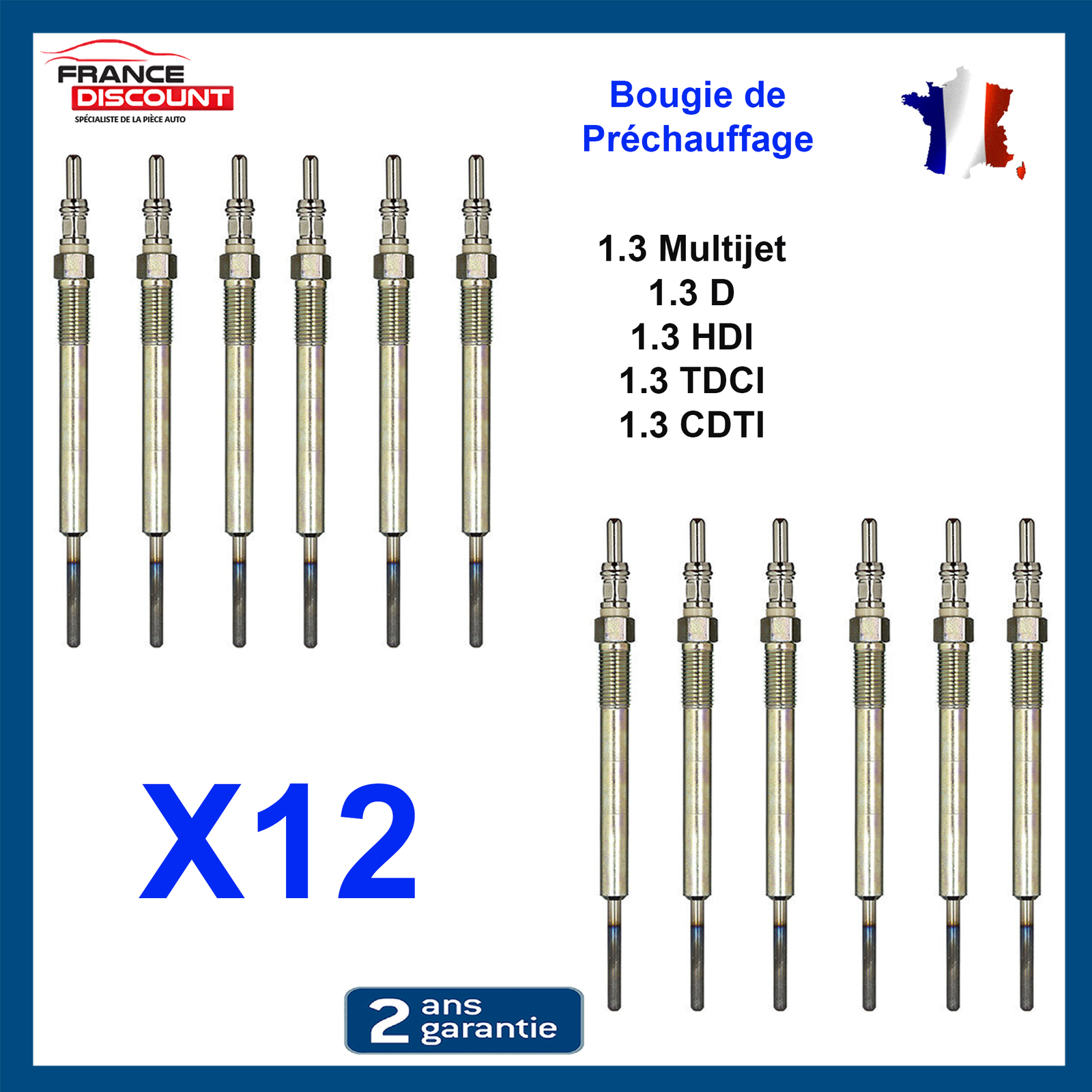 Bougie de préchauffage 5960.L4 pour utilitaire Citroën Nemo 1.3 HDi 75
