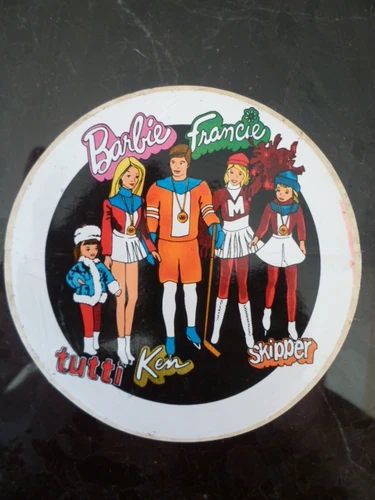 Vintage/Rare Sticker (Sticker) BARBIE (France - KEN - Skipper - ALL) No. 2
