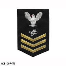 US Navy PO1 E6 Petty Officer First Class Electronic's Tech Sleeve Patch ~ Female