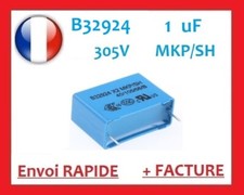 Condensateur 1µF 1uF 300v 305v X2 MKP SH B32924 10% tolérance EPCOS a