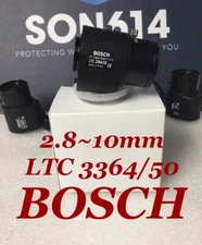Bosch LTC3364/50 Varifocal Lens W/ 2.8~10mm 1/3” F1.4 CS For CCTV Camera TESTED!