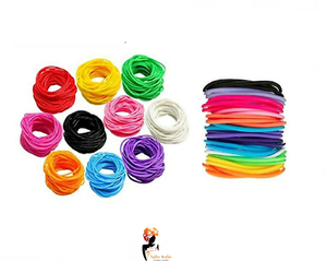 12-X-Goma-Pulseras-Pulseras-Jalea-Brazaletes-cormoran-monudo-Bandas-de-Goma-amistad-UK
