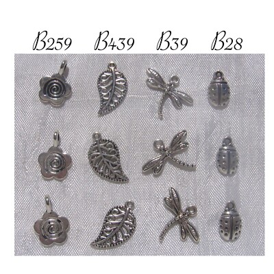 Lot De 110 Breloques Et Charms Argentés De 11 à 29 Mm - Pour Création De Bijoux - Neuf