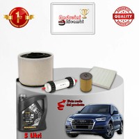 Set Service 4 Filter Und ÖL Audi Q5 II 35 Tdi 120KW 163CV Von 2019->