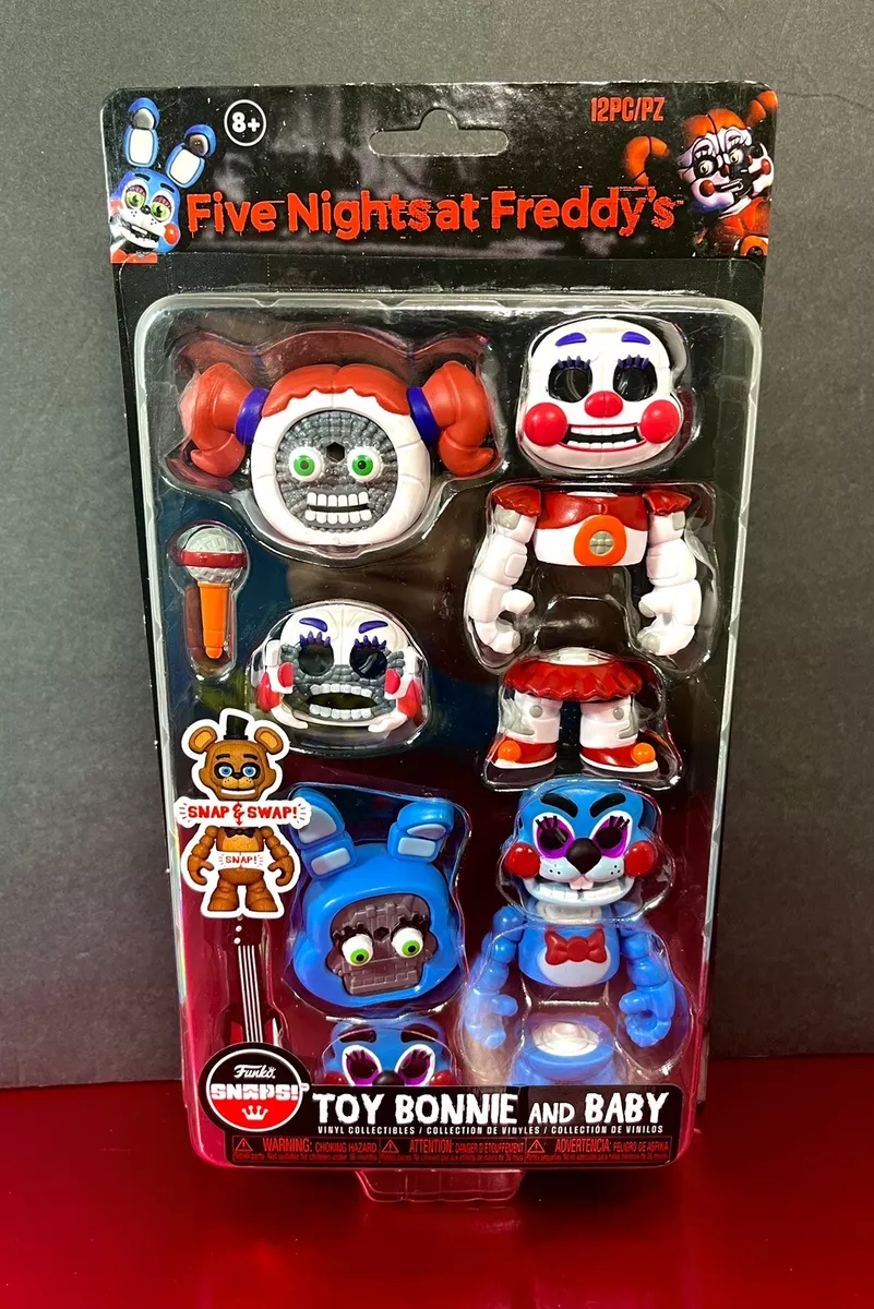 FNAF FUNKO SNAPS BONNIE, TOY BONNIE, AND BABY REVIEW! - Five