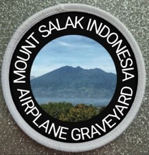 3" Mount Salak Indonesia Sublimation Iron / Sew Patch Badge 